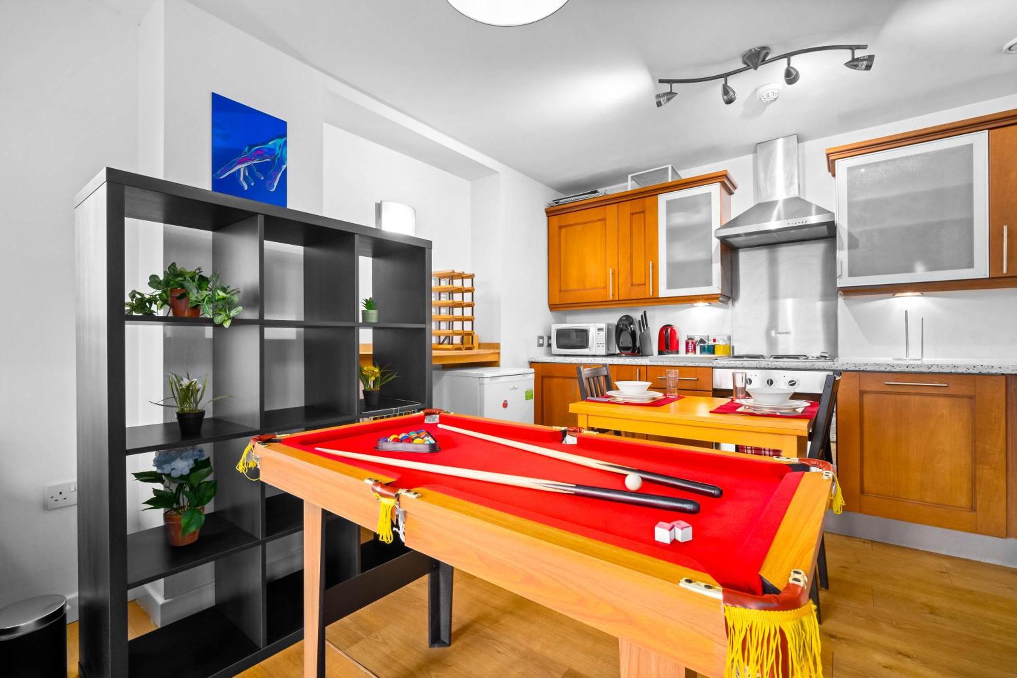 Central Flat Pool Table Balcony Sheffield Exterior foto